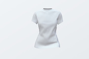 walking tshirt mockup, an Object 3D Model by hdri360 (Thumbnail 1 of 5)