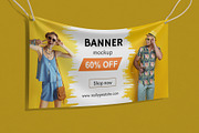 Banner Mockup, a Product Mockup by Bangdastudio (Thumbnail 7 of 7)