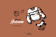 Hello Autumn Hand Drawn Collection, an Illustration by Elena Pimonova (Thumbnail 5 of 6)
