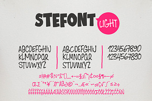 STEFONT Typeface