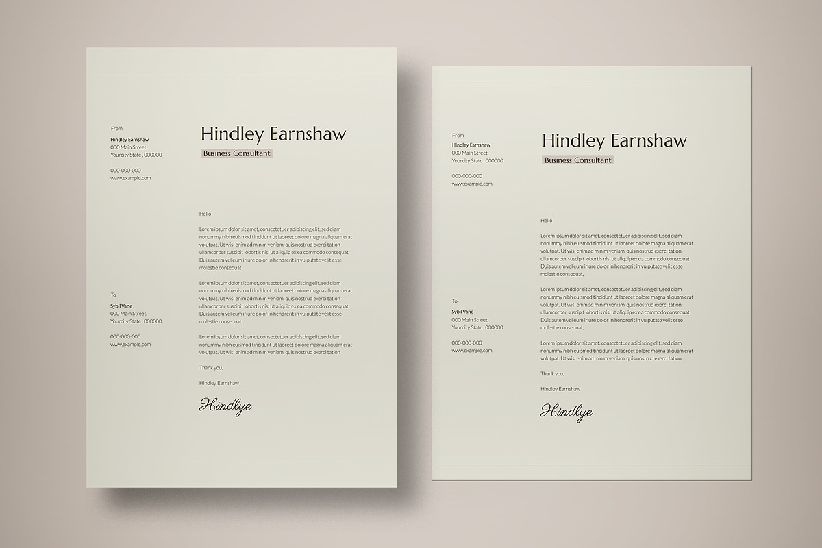 Simple Modern Resume, a Resume Template by graphicook (Photo 2 of 3)