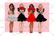 Valentines day clipart, an Illustration by DekoArt (Thumbnail 3 of 7)