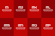 Letters MI MJ MK ML MM MN MO MP Logo, a Branding & Logo Template by Pray Art Design Studio (Thumbnail 2 of 2)