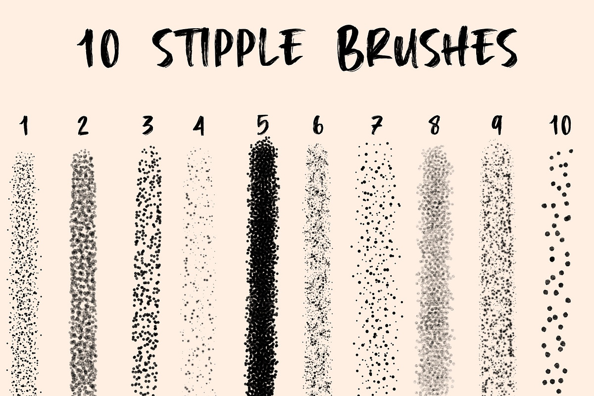 Halftone Brushes for Procreate, a Brush Add-On by KJP Designs (Photo 11 of 18)