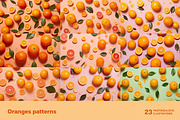 Oranges patterns - 23 images, a Food Illustration by Handmadefont (Thumbnail 6 of 9)