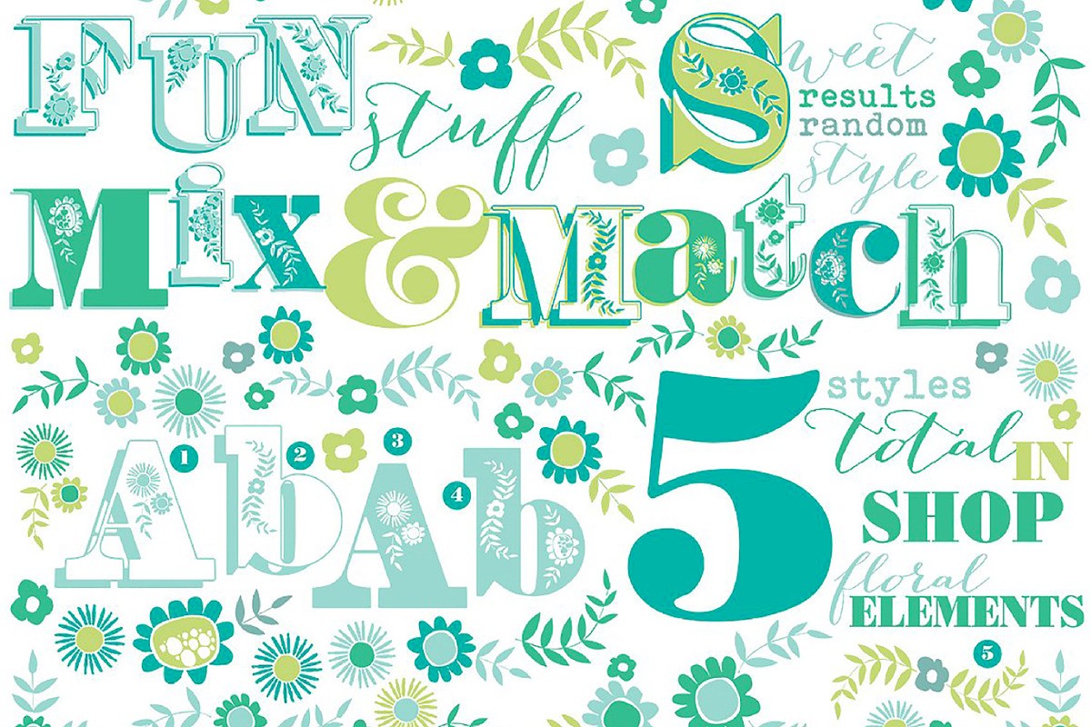 Anna Mae Shadowed Uppercase Font preview 3