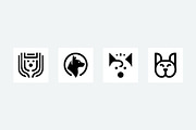 Dog Head Logo Pack, a Branding & Logo Template by Vectorium Studio (Thumbnail 4 of 5)