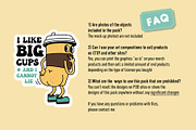 Groovy Sarcastic Mood. 10 Stickers, an Object Graphic by Cosmic Store (Thumbnail 9 of 9)
