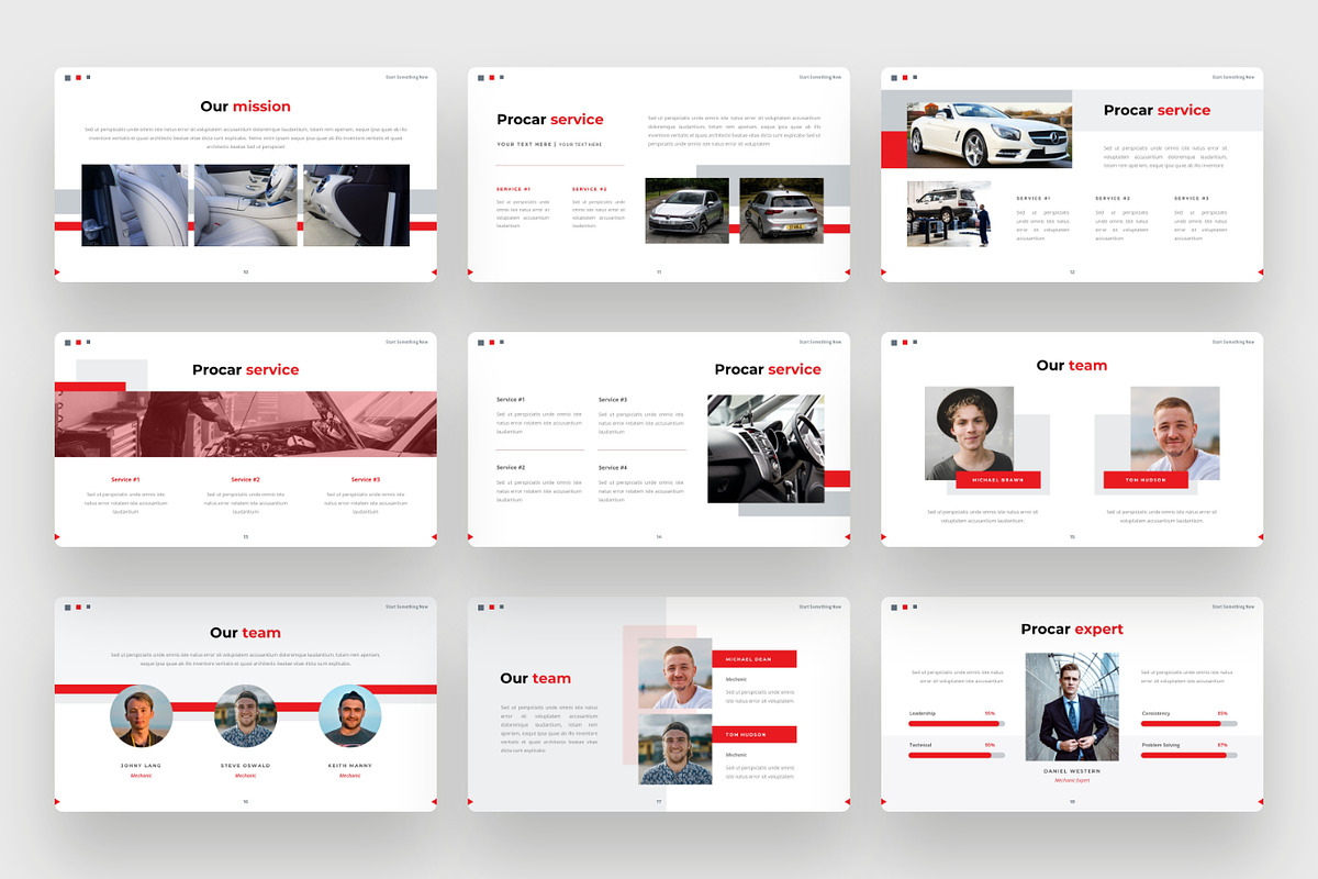 Procar - Car vehicle Google Slides, a Presentation Template by BeadyLab (Photo 3 of 6)