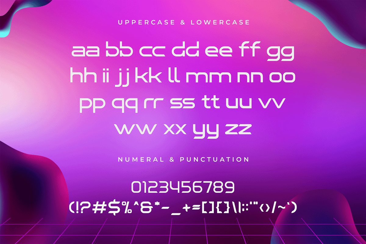 Clouds – Modern Futuristic Font, a Sans Serif Font by overlaytemplates (Photo 4 of 5)