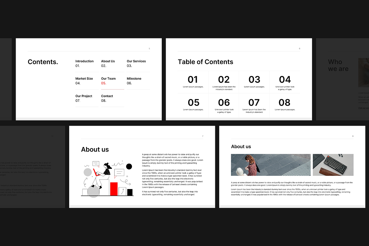 MNML - BUSINESS PLAN Template, a Presentation Template by MNML Agency (Photo 8 of 73)