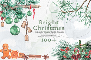Christmas Watercolor Illustrations