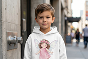 Watercolor Little Fairy Girl Design, a Shirt Mockup by Vector Stall (Thumbnail 1 of 9)