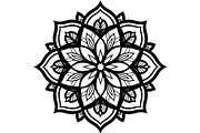 Black Floral Mandala Bundle, an Illustration by Designer_Momina (Thumbnail 17 of 20)