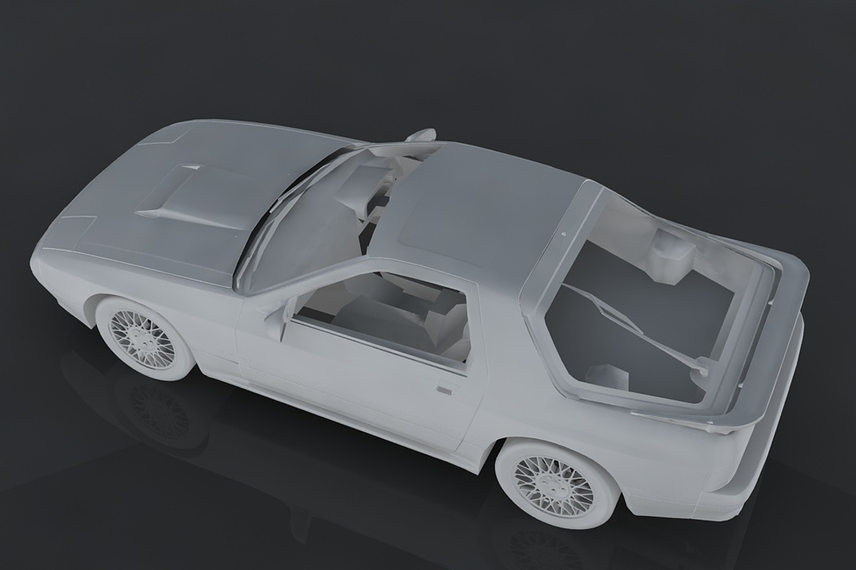 1990 Mazda RX-7, a Cars & Vehicle 3D Model by valtriiu (Photo 8 of 12)