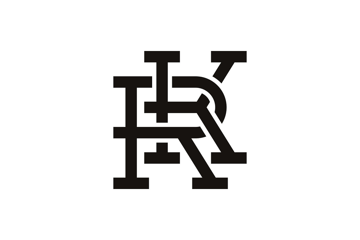 Monogram Letter RK, a Branding & Logo Template by Buqancreative