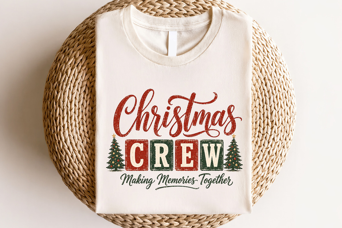 Christmas Crew PNG Trending, a Seasonal Illustration by CraftArtStudio (Photo 4 of 4)