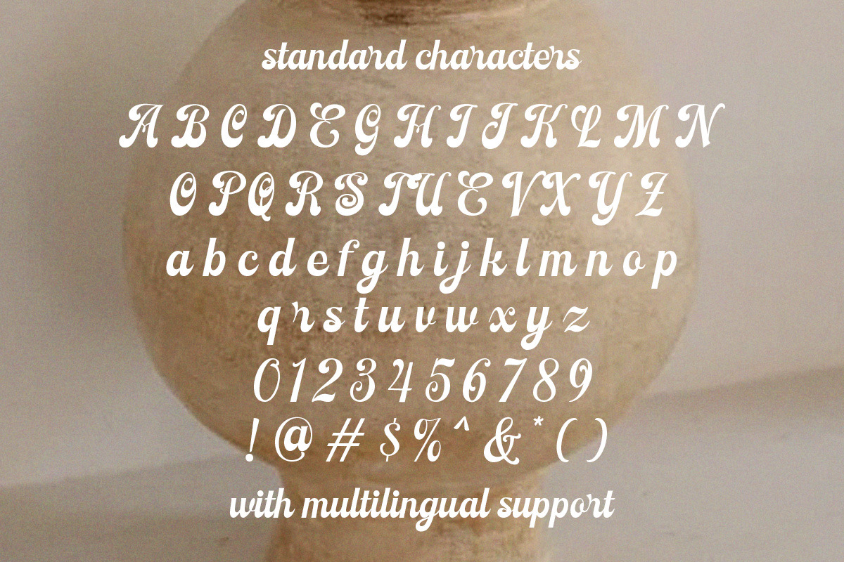 Nostern Script, a Script Font by Letterhend Studio (Photo 8 of 10)