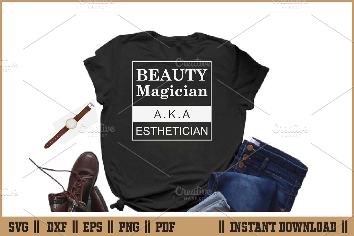 Beauty Magician AKA Esthetician SVG, a Work Illustration by Handy Arts Studio (Photo 2 of 3)