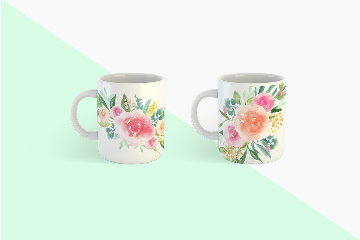 Ella's Blooms - Watercolor Flowers, an Illustration by Carousellerie Creative (Photo 2 of 4)
