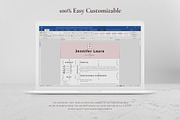Resume Template 4 Page - Pink, a Resume Template by Aprilea (Thumbnail 5 of 6)