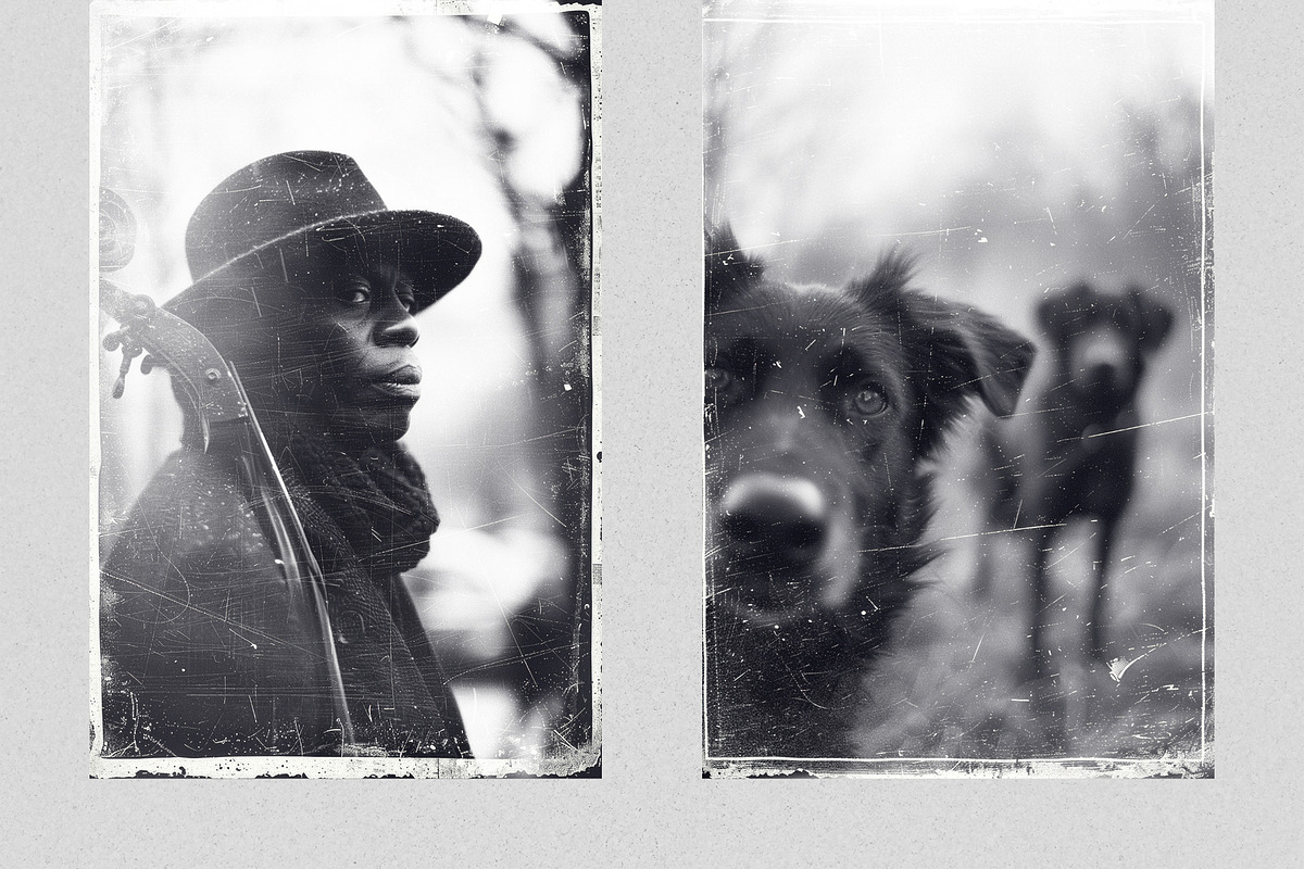 Grunge Dust and Scratches Overlays, a Brushes & More by PhotoSpirit (Photo 2 of 8)
