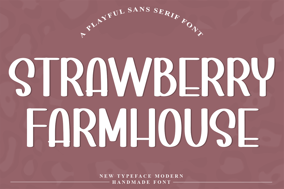 Strawberry Farmhouse, a Script Font by FreshTypeINK (Photo 1 of 8)
