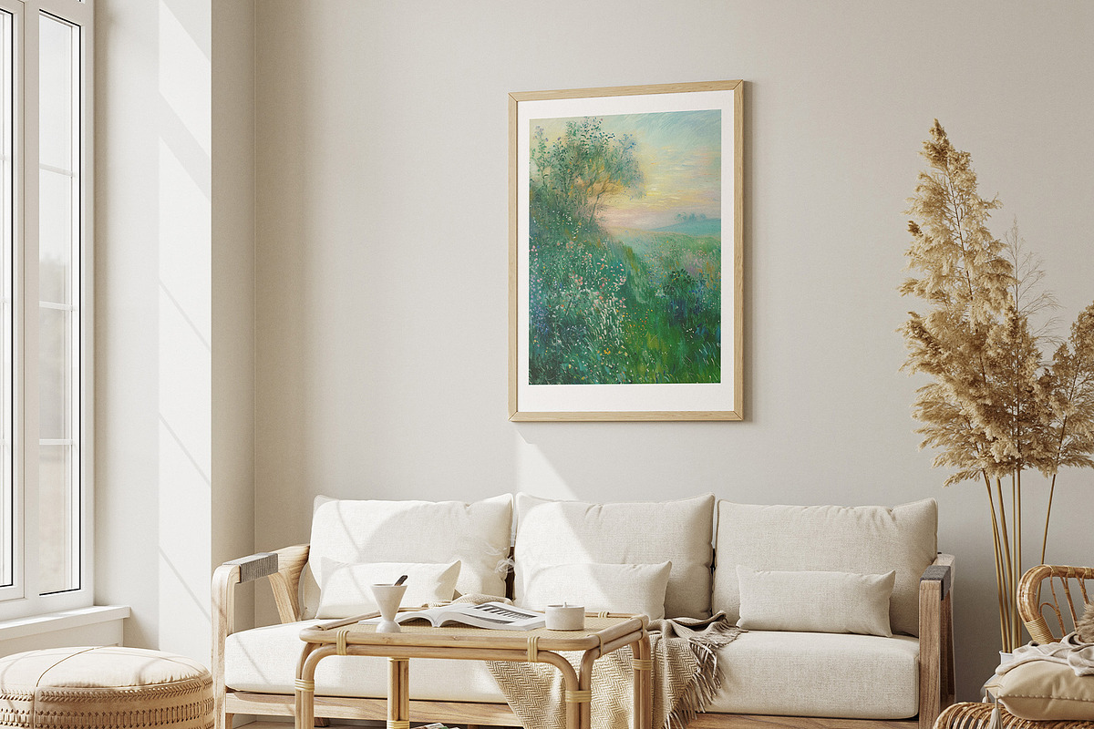 Monet Inspired Wall Art Bundle, a Background Graphic by anastasiia.art (Photo 3 of 4)