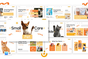 Small Pet Care Keynote, a Presentation Template by Loin Studio