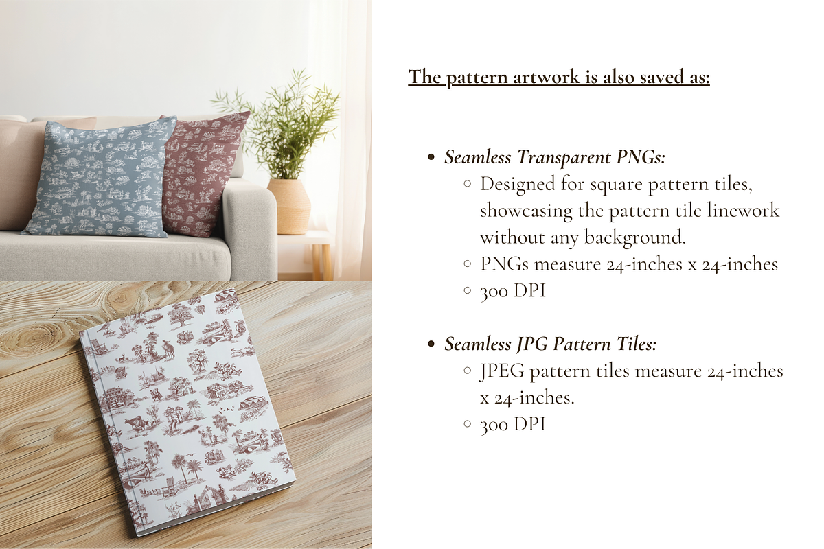 Georgia Seamless Pattern Set, a Wallpaper Graphic by Hughes Studio (Photo 6 of 8)