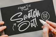 Swatch Out, a Script Font by Madjack.font (Thumbnail 11 of 11)