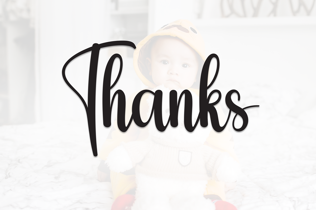 Babycute | Script Font, a Handwritten Font by Scratchones (Photo 9 of 9)