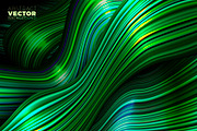 Summer Leaves Abstract Banners Set, a Decorative Illustration by Tashal (Thumbnail 5 of 5)