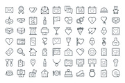 100+ Love and Romance Vector Icons, an Outline Icon by Vectors Market (Thumbnail 2 of 3)