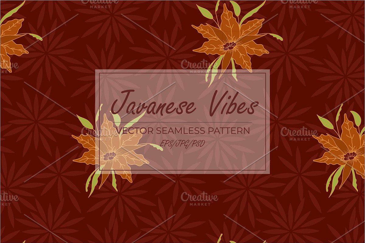Javanese Vibes Batik Pattern, a Pattern Graphic by ItsReksita Pattern (Photo 1 of 5)