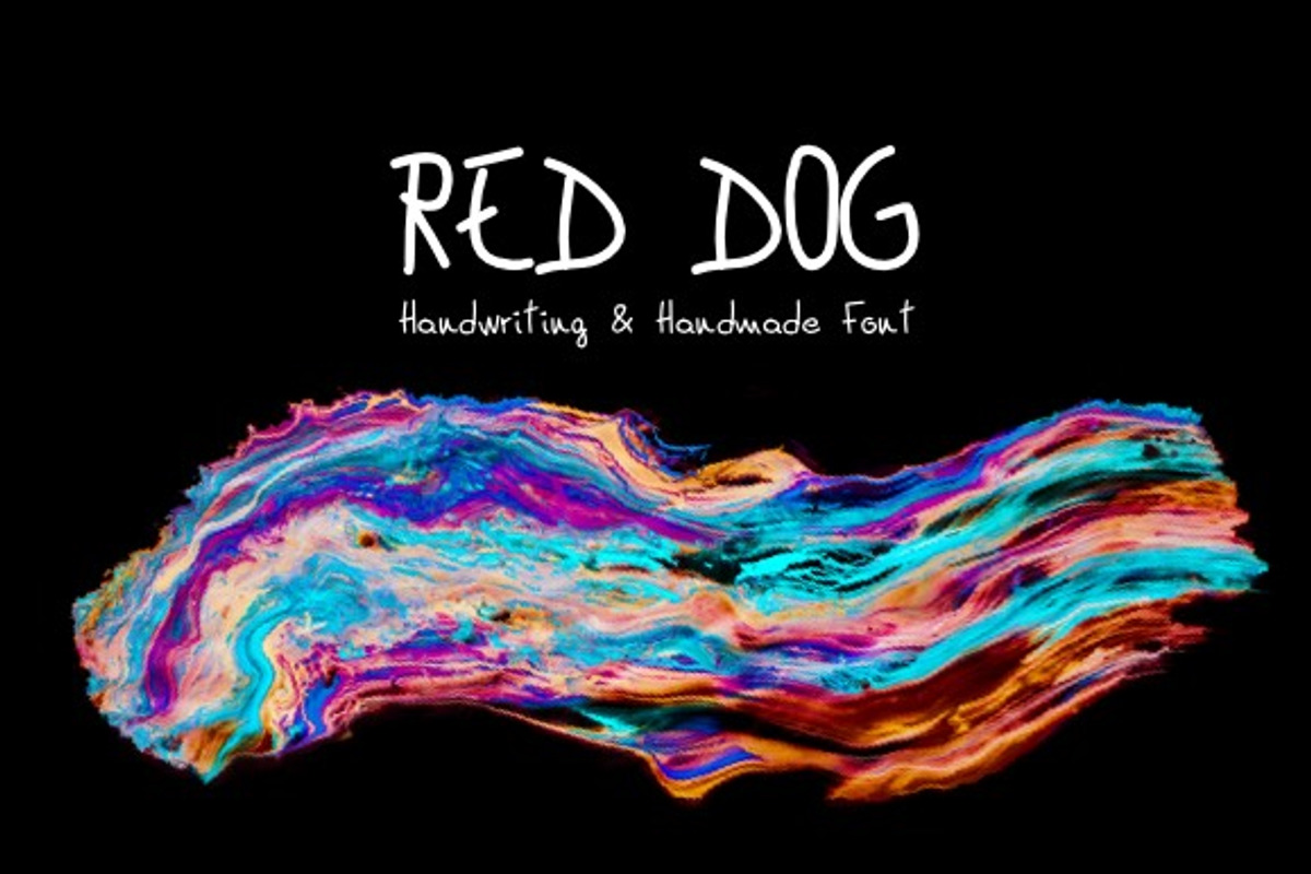 Red Dog Handwriting Font