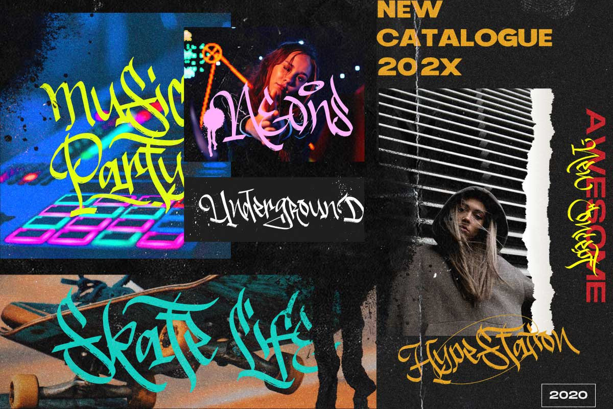Dirtysick - Graffiti Font, a Blackletter Font by Dirtyline Studio (Photo 5 of 11)