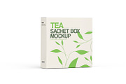 Tea Sachets with Box Mockup, a Packaging Mockup by Ram Studio (Thumbnail 9 of 27)