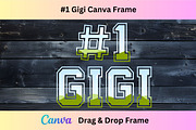 #1 Gigi Canva Template Frame, a Design Template by Rivermill Printables (Thumbnail 2 of 2)