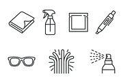 Bundles Set Optical Store Icons, an Outline Icon by adenpinkstore (Thumbnail 19 of 44)