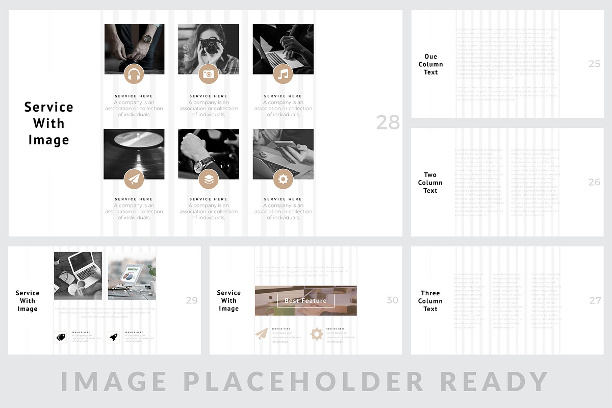 Minimalism PowerPoint Template, a Presentation Template by ZAAS (Photo 8 of 11)
