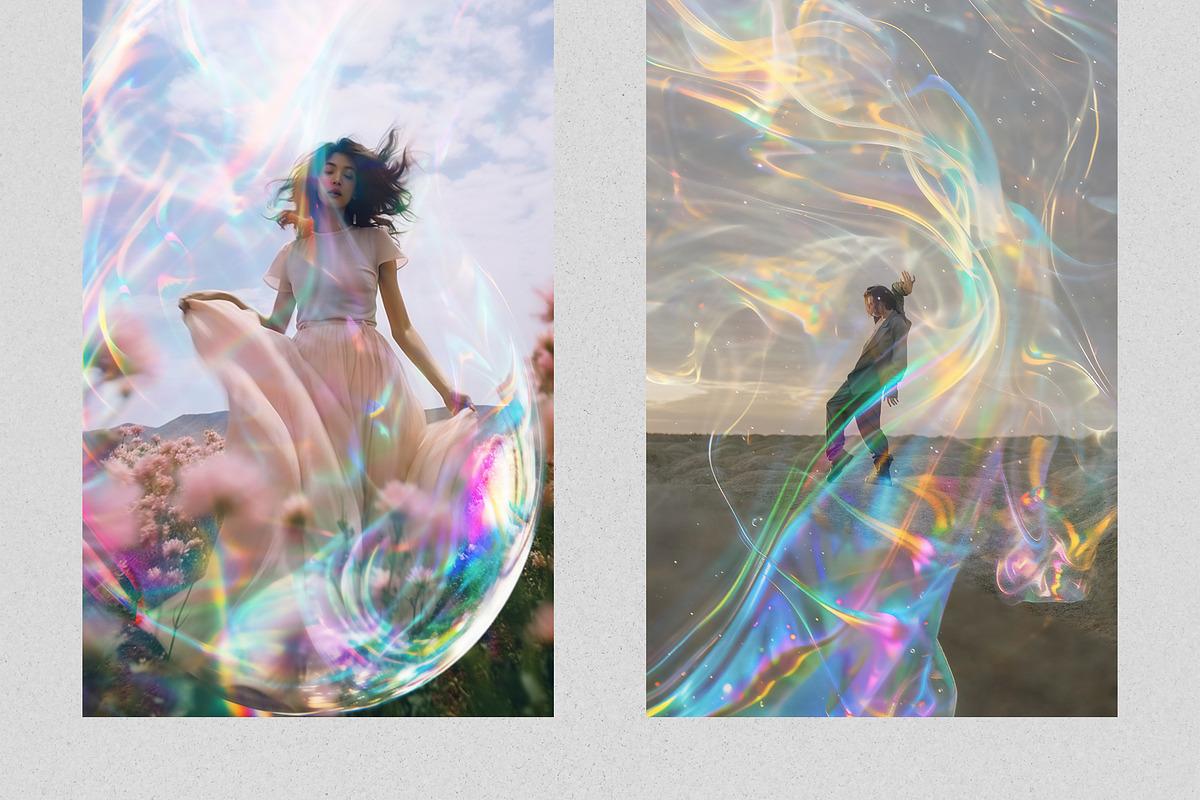 Dream Bubbles Effect Photo Overlays, a Brushes & More by PhotoSpirit (Photo 4 of 8)