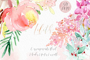 Lilith. Watercolour flowers, a Texture Illustration by LABFcreations (Thumbnail 4 of 8)