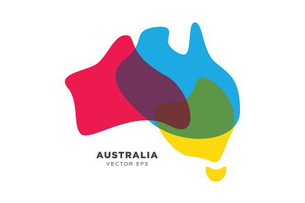 Australia Map Vector