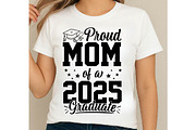 Proud Mom Graduate 2025 Svg, an Object Graphic by Digi_Design_World (Thumbnail 7 of 7)