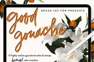 Good Gouache Brush Set for Procreate