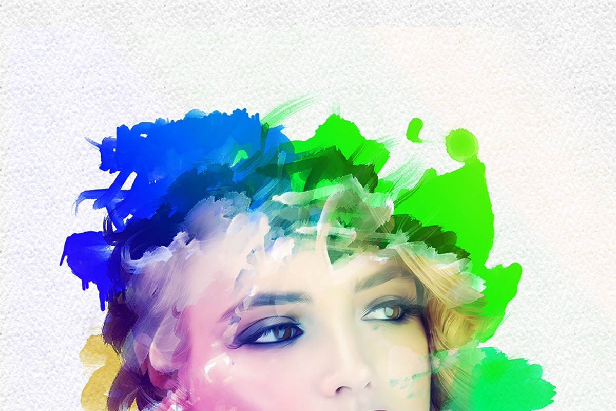 Water color Awesome Brush Set-1 preview 3