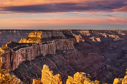 Cape Royal on Grand Canyon at sunris, a Nature Photo by Shop Name