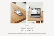 Apple Mockups | MacBook Pro & iPhone, a Mac Mockup by Feel This (Thumbnail 3 of 9)