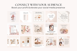 Pink Instagram Template CANVA